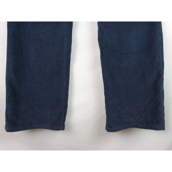 L.L. Bean Women's Pants Size 8 Reg Blue Corduroy Bootcut Pants - Picture 3 of 8